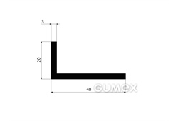 GUMMIPROFILE L-FORM - EPDM